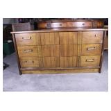 Mid Century 6 Drawer Dresser 30 x 58 x 18