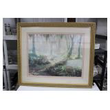 Signed Mystical Pathway Artwork 33 x 39 1/2