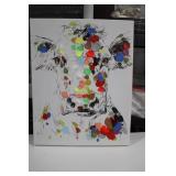 Cow Face On Canvas 22 x 16