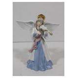 1993 Enesco Angel Music Box Silent Night made in S