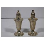 Empire Sterling Sliver Salt & Pepper Shakers 4 1/2