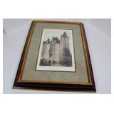 Framed Artwork Chateau Des Reaux 17 1/2 x 22 1/1