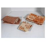 Vintage Napkins 12 & Glass Napkins 6
