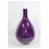 Purple Glass Vase 15"
