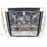 Custom Stain Glass Fire Place Screen 30 x 30 front