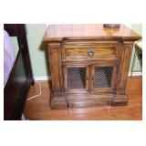Nightstand 1 Drawer,2 Doors 26 x 27 x 28