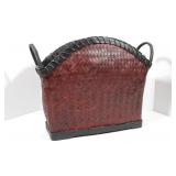 Wicker Woven Basket 13 x 6 x 15