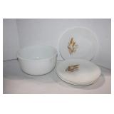 Fire King Sunbeam Mixing Milk Glass Bowl and 5 Mil