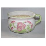 Vintage Floral Pot with Handle 5 x 8