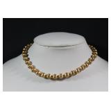 Vtg Napier Gold tone Beaded Chocker Necklace