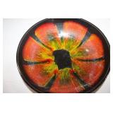 Pottery Bowl Made in USA 3 1/2 x 11 hairline crack