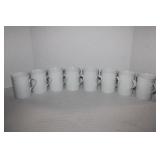 Crate & Barrel Staccato cups made in W.Germany 8 t