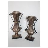 Ceramic & Metal Candle Holders 12 & 14