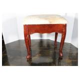 Vintage Stool with Storage 18 1/2 x 17 x 12 1/2