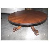 Antique Round ClawFoot Coffee Table