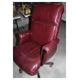 Leather Adjustable Swival Office Chair