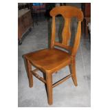 Wood Dining Chair 19 to floor x 36 to top of back