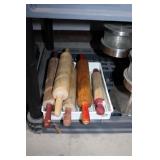Large lot of Vintage Rolling Pins