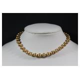 Vtg Napier Gold tone Beaded Chocker Necklace
