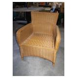 Vintage Wicker Chair 16 to Seat 32 to top of back