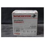 Winchester Super Target 20 Gauge Shells