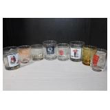 Mix Lot of Vintage High Ball  Glasses