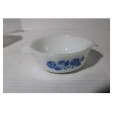 Vintage Anchor Hocking Milk Glass Serving Dish 5"
