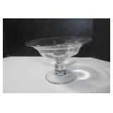 Vintage Stem Crystal Compote 6 x 9 1/2