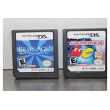 Vintage Nintendo DS Games Brain Age2,Namco Museum
