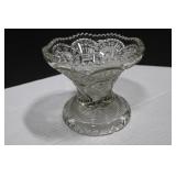 Vintage EAPG Crystal Bowl 6 x 6 1/2