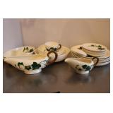 Vintage Metlox Poppytail Hand Painted  Green Ivy L