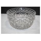 Vintage Avitra Crystal Bowl  4 1/2 x 8
