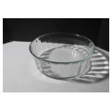 Vintage Indiana Crystal Ribbed Panels Serving Bowl