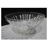 Vintage Crystal Bowl  5 x 11