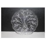 Vintage Crystal Plate 10"