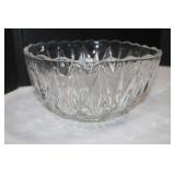 Vintage Crystal Bowl 6 1/2 x 11
