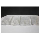 Vintage Atlas Orchard Crystal Plates & Cups