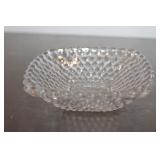 Vintage Crystal Candy Dish 1 3/4 x 4 1/2