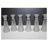 Vintage Anchor Hocking Stars and Bars Crystal Bud