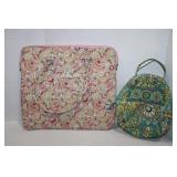 Vera Bradley Cloth Bags 9 x 10 1/2 and 14 x 16 1/2