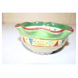 Designpac Scalloped Edge Ceramic Bowl 3 x 6