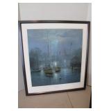Limited Edition Framed  Artwork The Ship of Dawn b