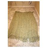 Green Throw Blanket 44 x 72