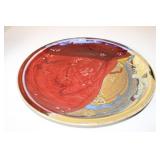 Studio Glazed Art Stoneware  Pottery  Platter 13
