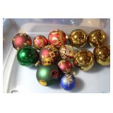 Vintage Mixed Lot of Large & Small Christmas Ornam