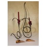 Original Design Hand Forged Candle Holders  by Jac