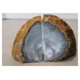 Crystal Book Ends 3 x 5x 2 1/2