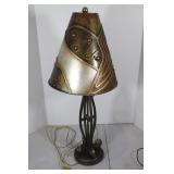 Metal Shade / Wrought Iron Base Lamp 29
