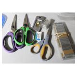 Lot of Scissors & Razor Blades