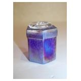 Hand Blown Storage Jar with top 3 1/2